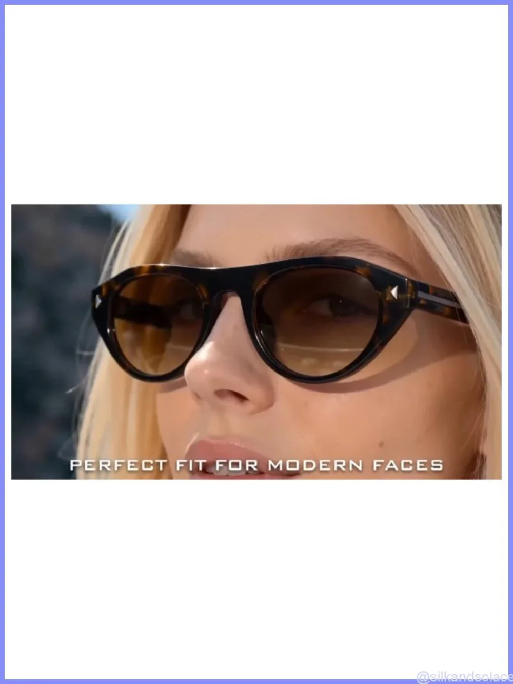 Oval Cat Eye Sunglasses UV400 Retro Full Frame Women's Shades